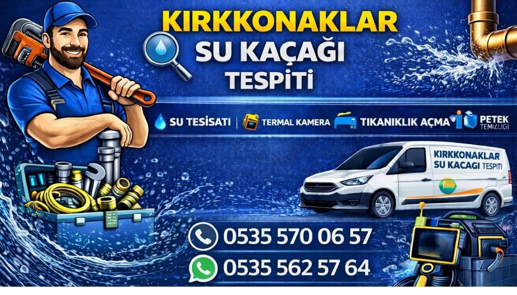 Kırkkonaklar Su Kaçağı Tespiti